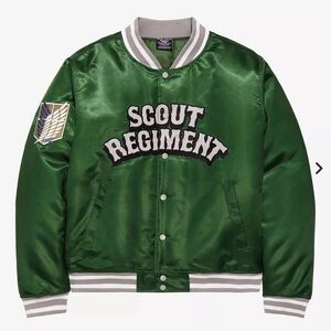Attack on Titan Scout Regiment Bomber Jacket Box Lunch Exclusive size M NWT